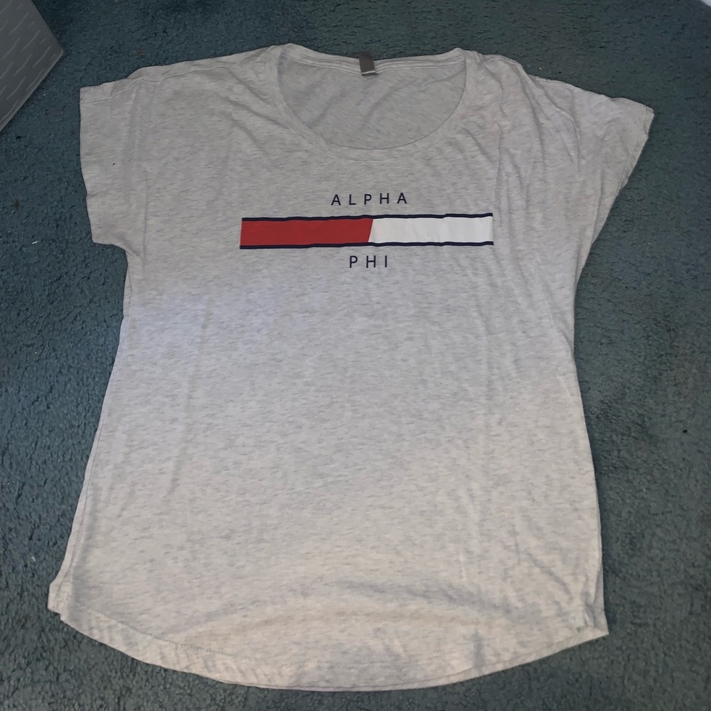 Alpha Phi/ Tommy Hilfiger shirt
